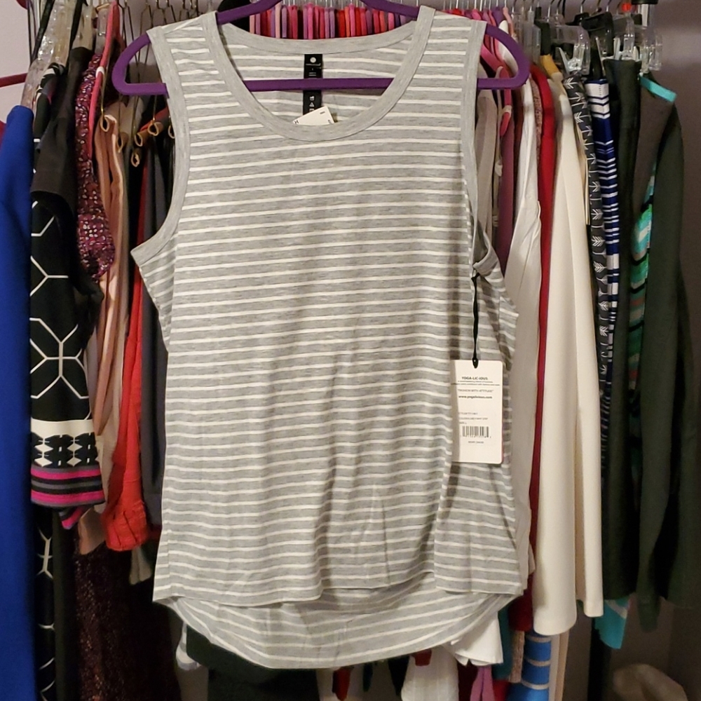 Yoga-Lic-Ious Draped back tank top